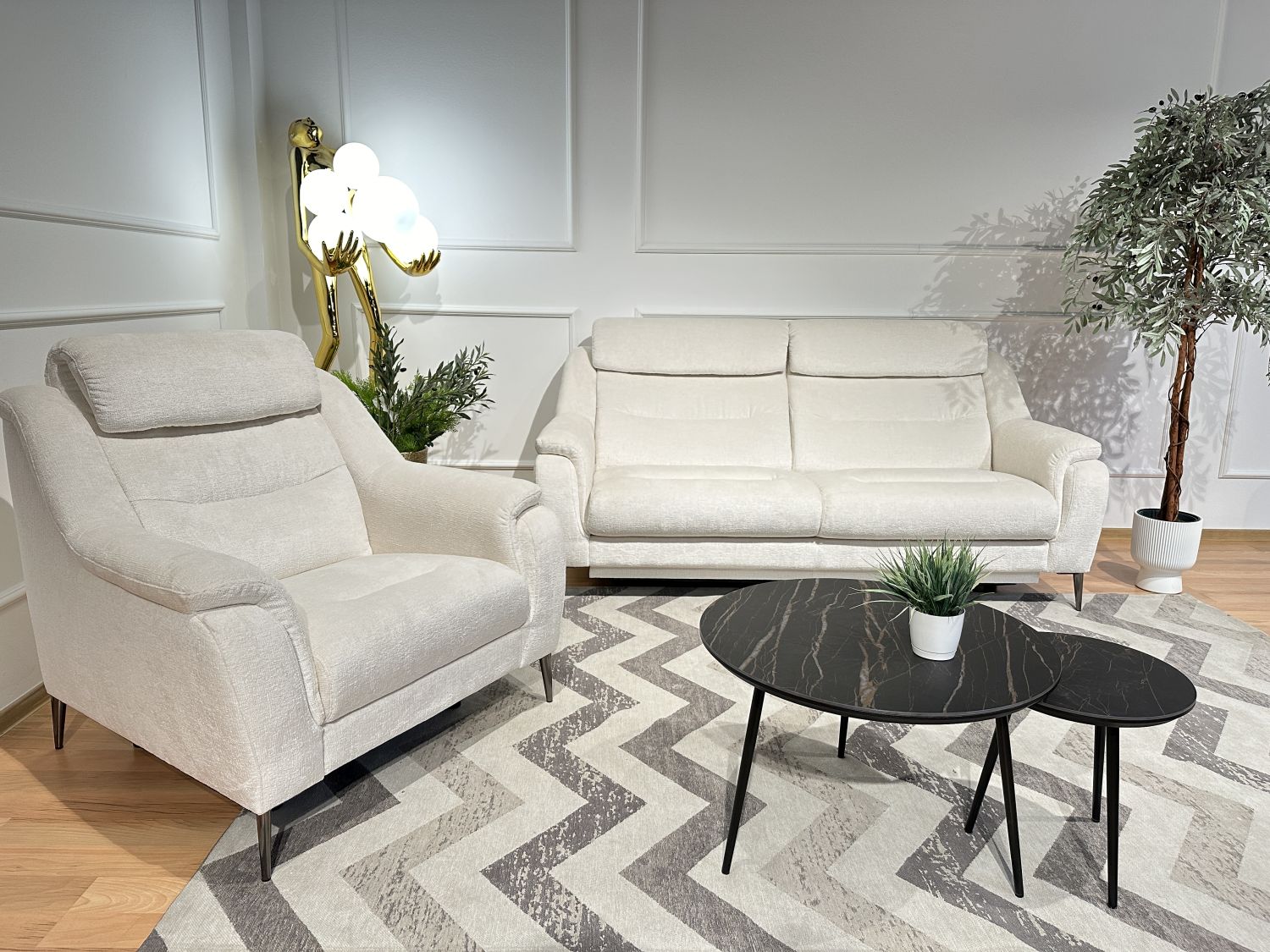 Gladiolus sofa rozkładana 3RBI2 Vero na nóżkach stelaż włoski Gladiolus sofa rozkładana 3RBI2 Vero na nóżkach stelaż włoski