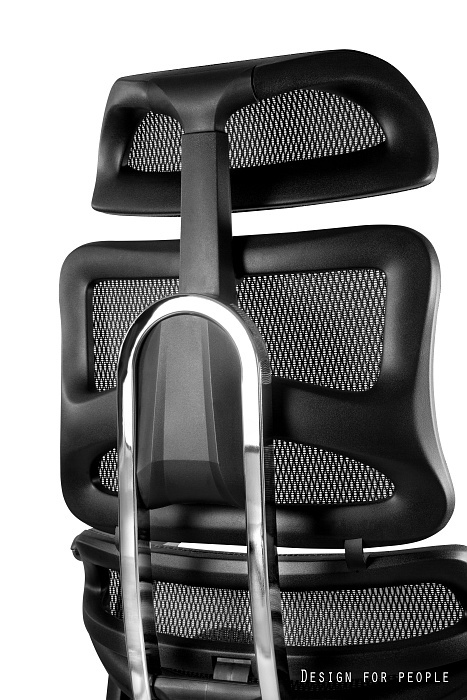 Fotel Ergotech CM-B137A Ergonomiczny fotel biurowy z zagłówkiem
