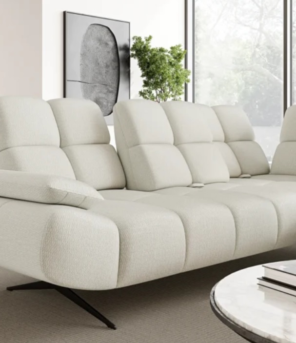 Narożnik z regulowaną głębokością siedziska Prado L Wersal 