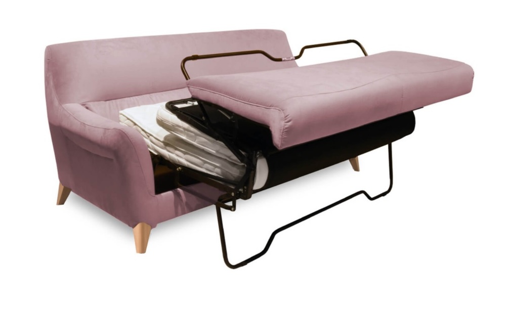 Sofa Orchis z funkcją spania Vero na nóżkach nowoczesny styl wygodna