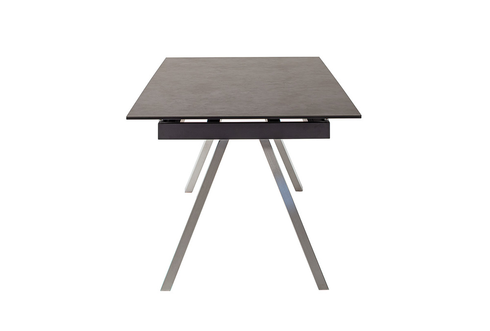 Stół rozkładany Tobago TO18EGAN szkło + ceramika antracyt 160(260)x95cm stal