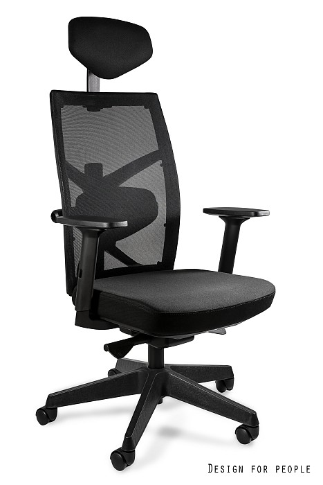 Fotel ergonomiczny Tune siatka czarna/tkanina 139Y