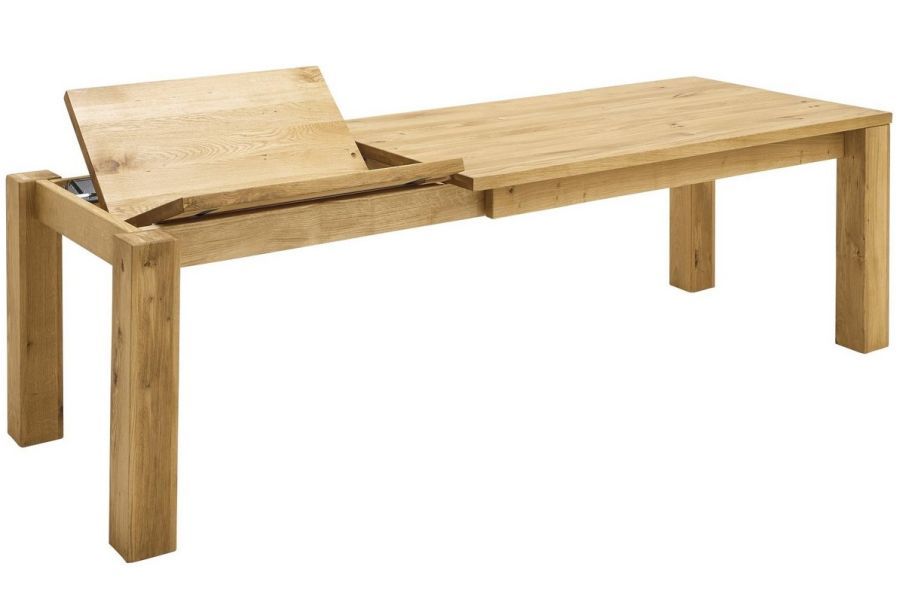 Stół Estesso 160x90 rozkładany +70 cm Lite drewno Dębowe