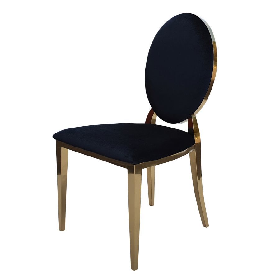 Nowoczesne krzesło złote FT 83 louis Glamour GOLD w stylu ludwik