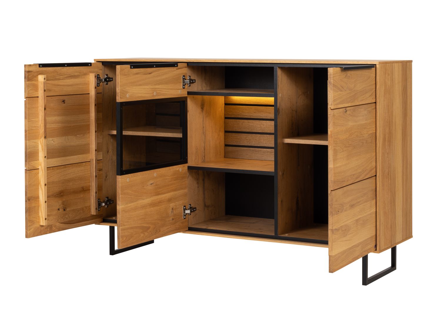 Komoda 3 drzwiowa dąb na nóżkach Jackson 2645