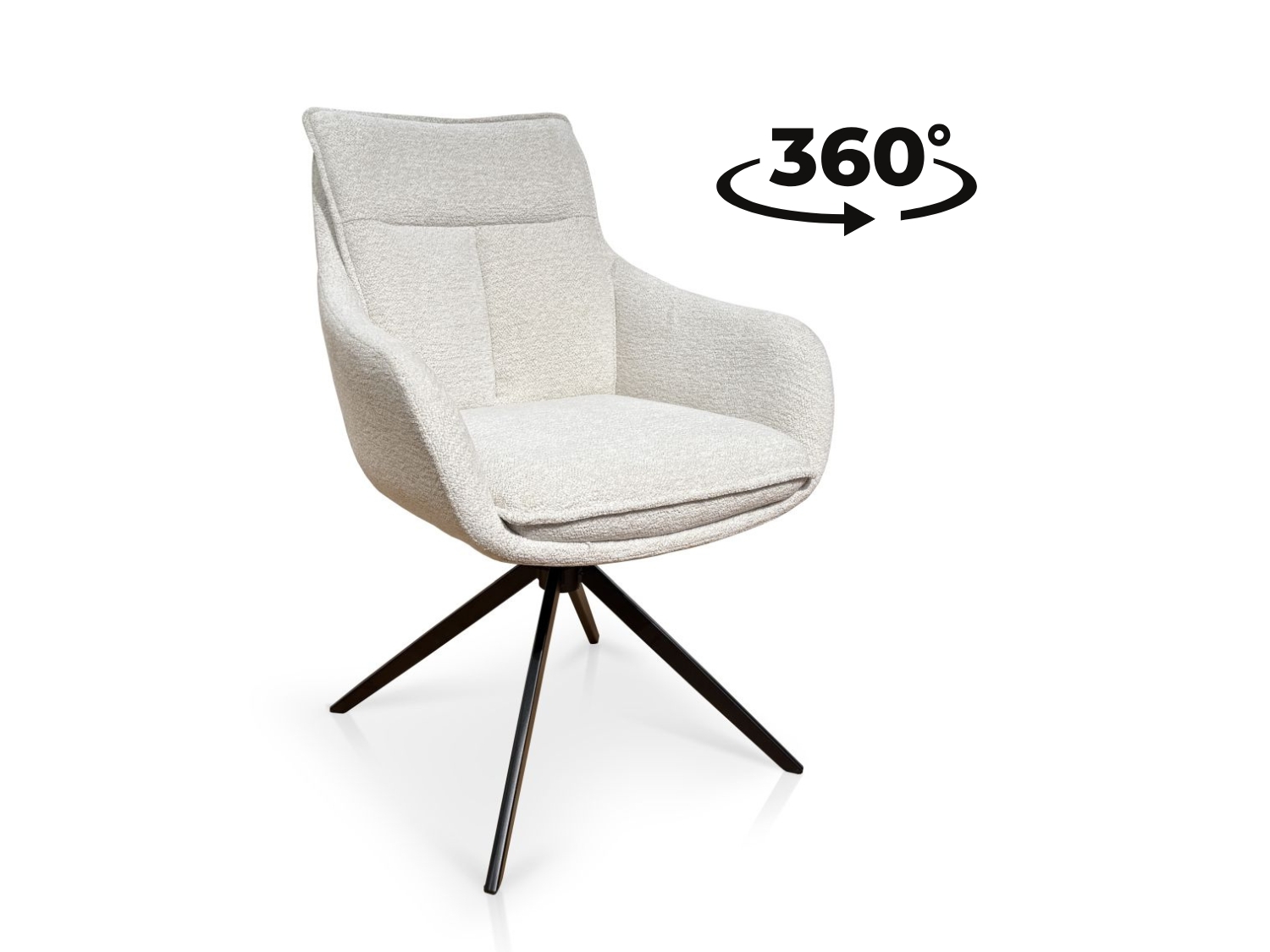 Krzesło obrotowe 360 z powrotem Vento 2 