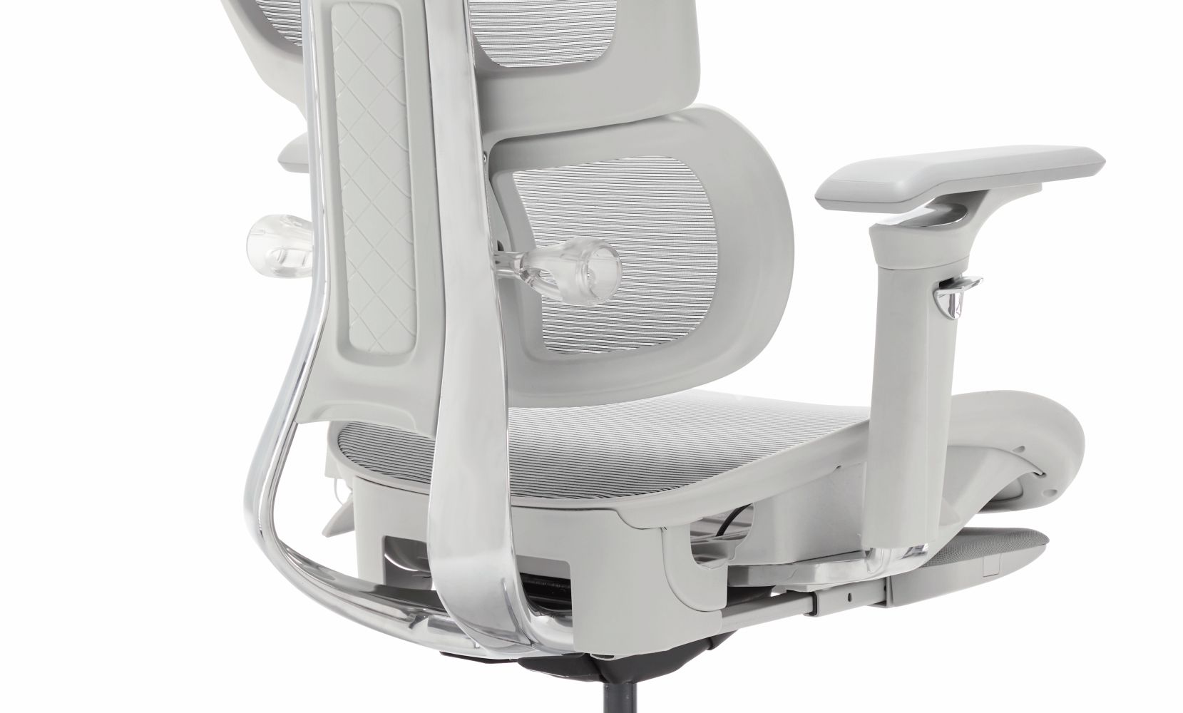 Fotel ergonomiczny biurowy ROXY szary  RC-1149E