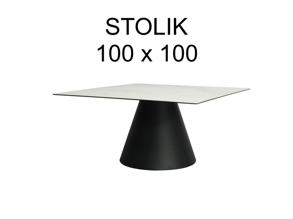 Stolik kawowy spiek kwarcowy Imperio 100x100cm
