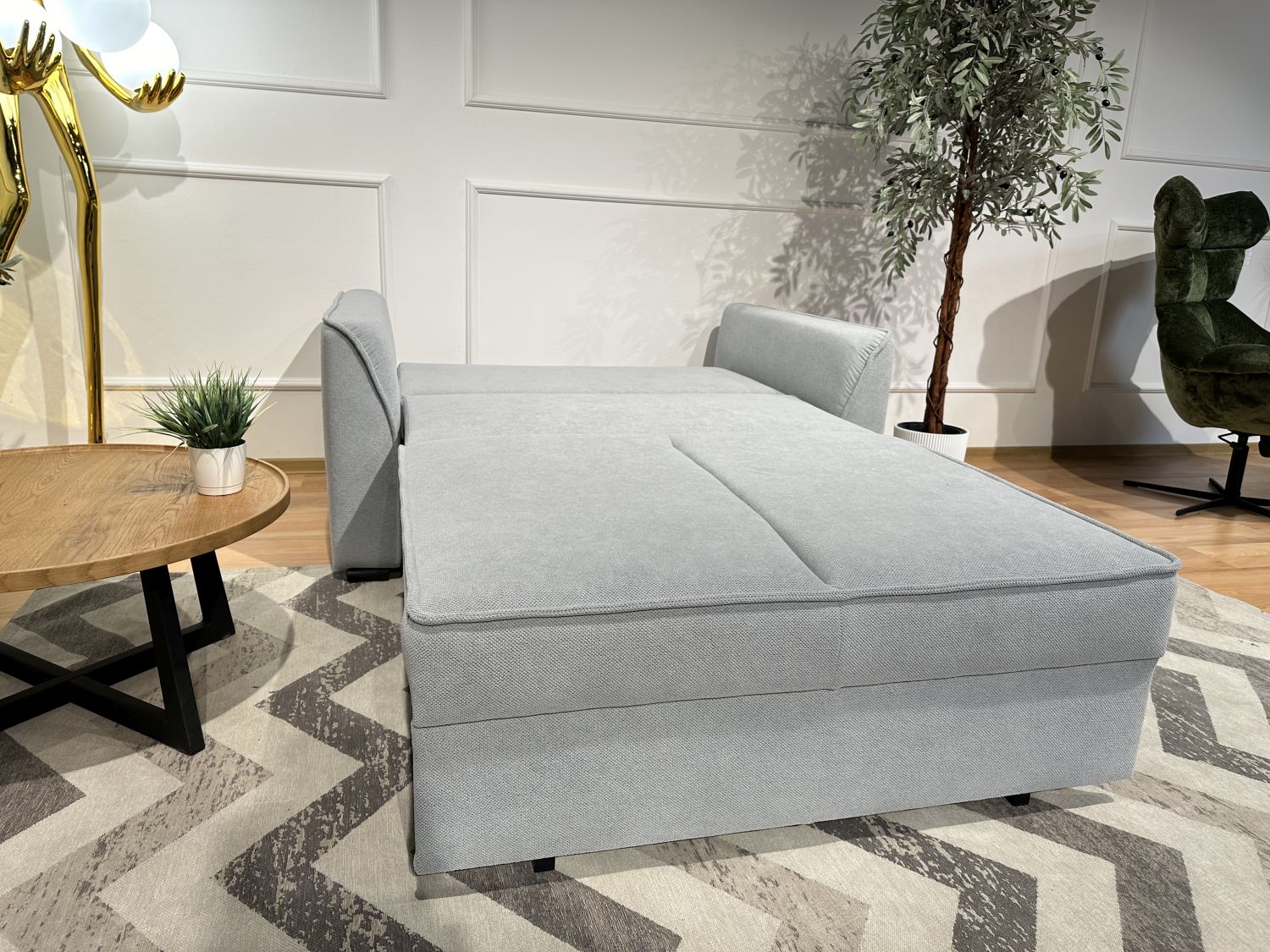 Sofa rozkładana z pojemnikiemim Viki Meblosoft