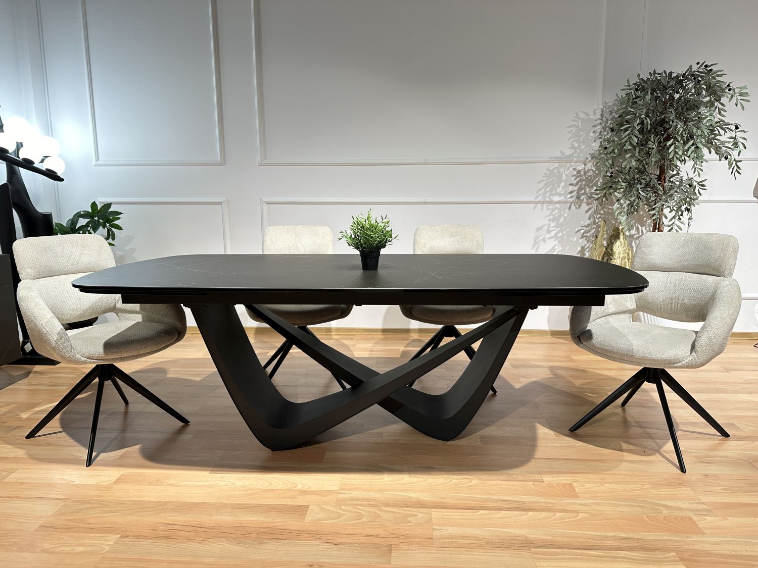 Stół spiek kwarcowy rozkładany Bravura 220x110 (+2x44)