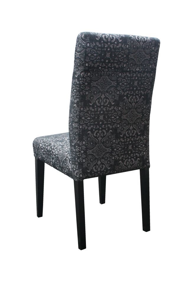 Need krzesło w nowoczesnym stylu siedzisko na sprężynach do jadalni nogi buk czarny