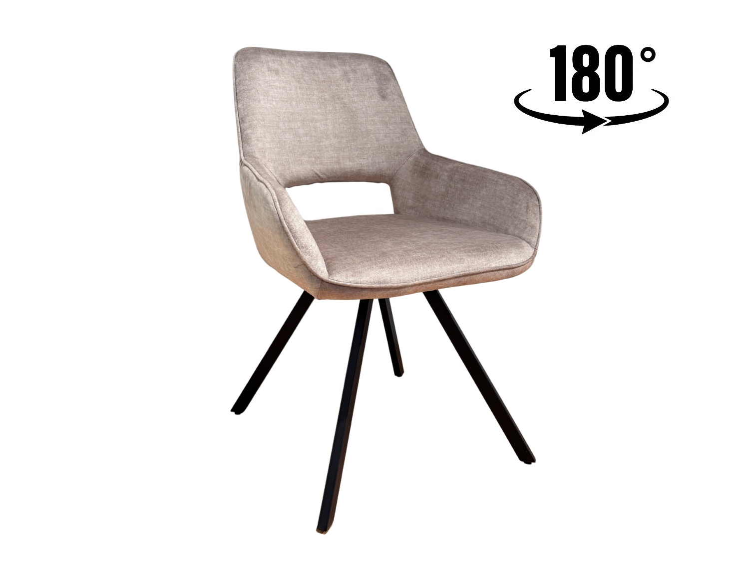 Krzesło obrotowe Portland 23811 z obrotowym siedziskiem 180° tkanina vogue 02