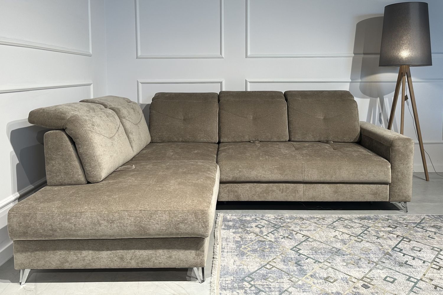 Narożnik z funkcją spania i przesuwanymi oparciami, Vocal Ideal Sofa