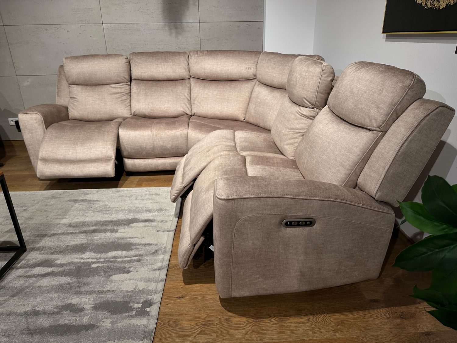 Narożnik z funkcją relaks elektryczną Barcelona tk. Vogue 2