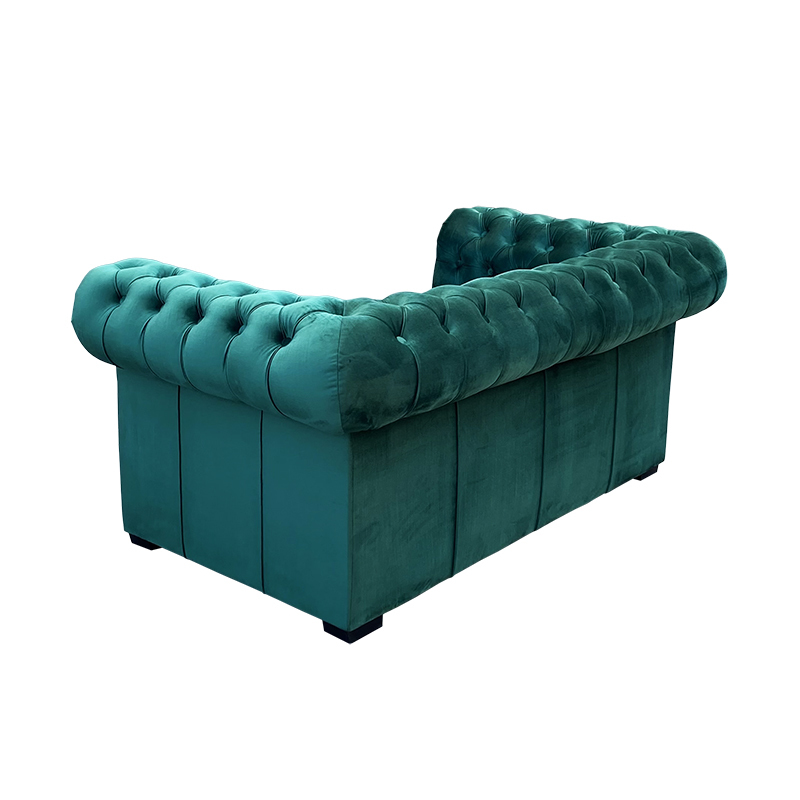 Chesterfield II sofa pikowana 2-osobowa nierozkładana glamour do salonu
