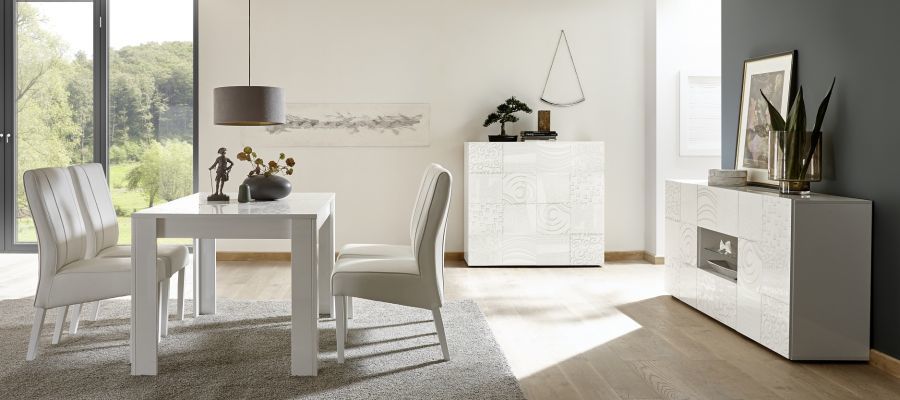 Komoda 2D2S Lakier Biały Połysk MIRO 209083-07
