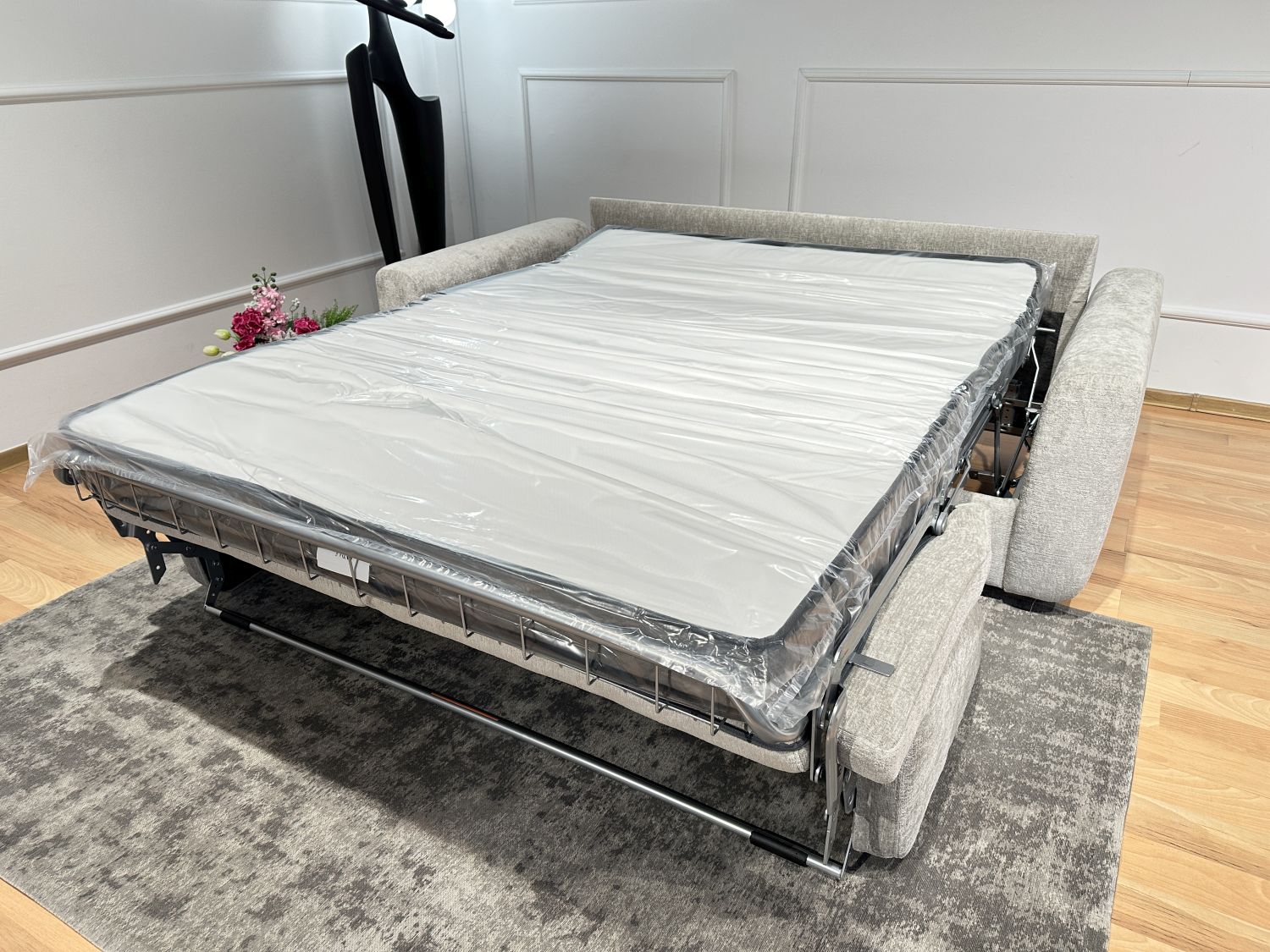 Sofa rozkładana stelaż włoski z pojemnikiem Maggiore