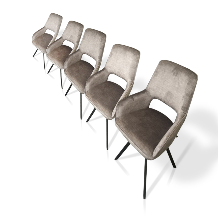 Krzesło obrotowe Portland z obrotowym siedziskiem 180° tkanina vogue 