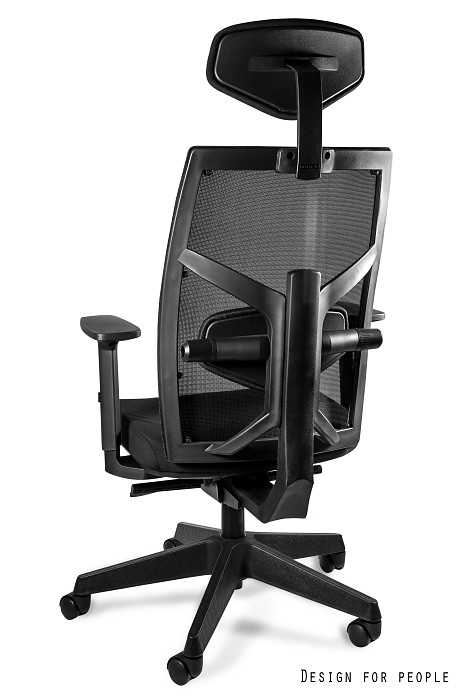 Fotel ergonomiczny Tune siatka czarna/tkanina 139Y