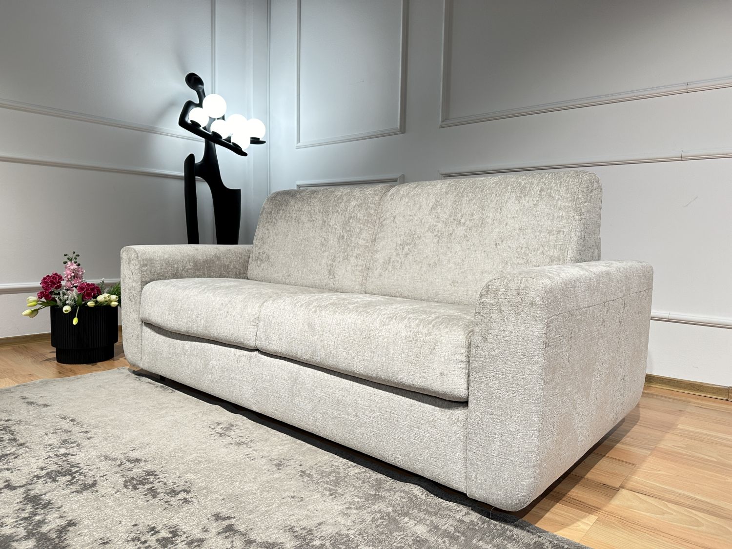 Sofa rozkładana stelaż włoski z pojemnikiem Maggiore
