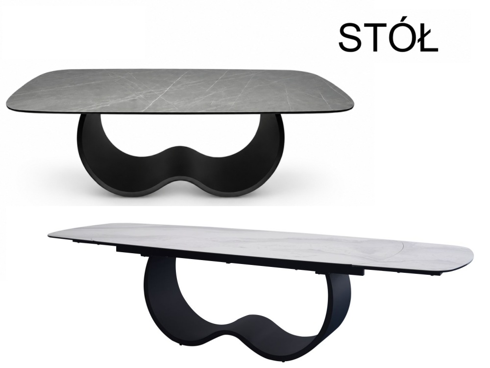 Stół spiek kwarcowy Carbone 