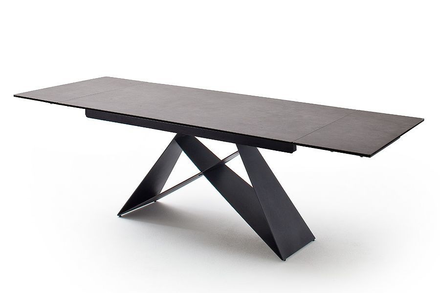 Stół rozkładany KOBE ceramika Optyka drewna koloru ciemnego 160(240)X90
