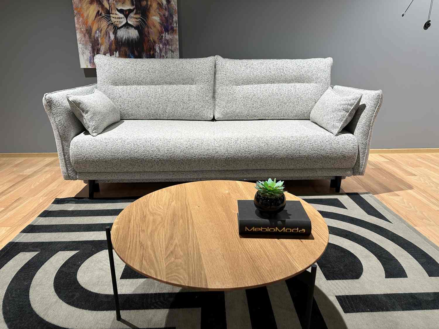 Sofa Capri z funkcją spania i pojemnikiem na pościel Top Line 