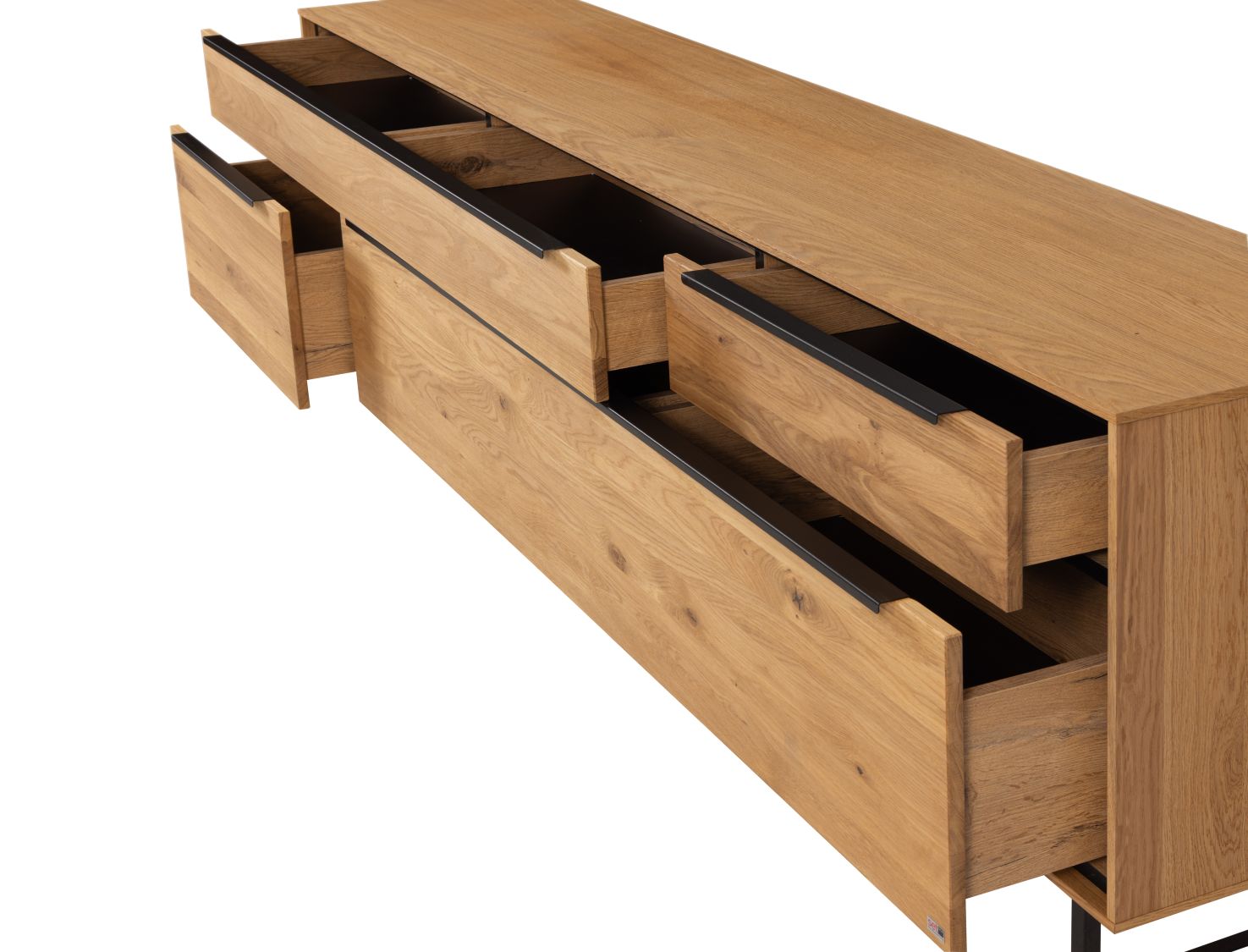 Szafka RTV duża dębowa Jackson 2642