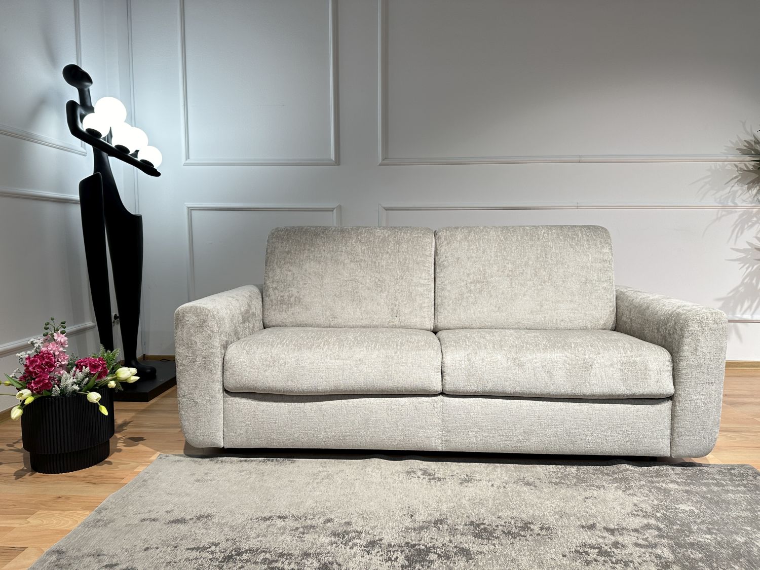 Sofa rozkładana stelaż włoski z pojemnikiem Maggiore