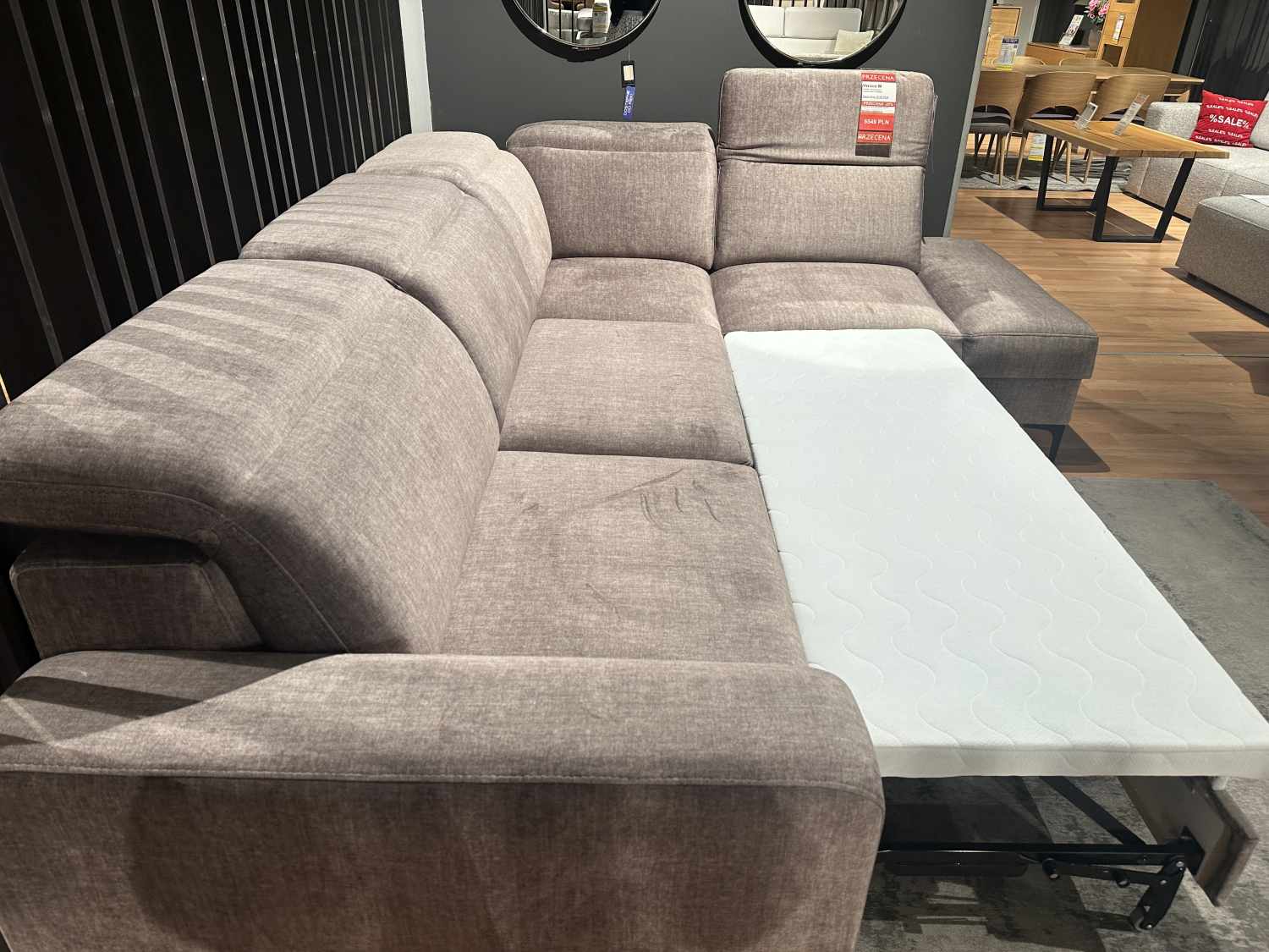 Narożnik z funkcją spania i pojemnikiem Verona W - przecena z ekspozycji - 20%