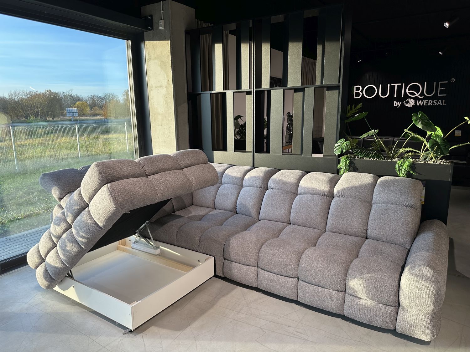 Narożnik z elektrycznie regulowanym siedziskiem Tollo L  Wersal 