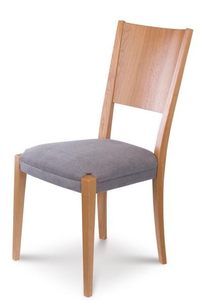 Krzesło Idea lite drewno Tapicerowane
