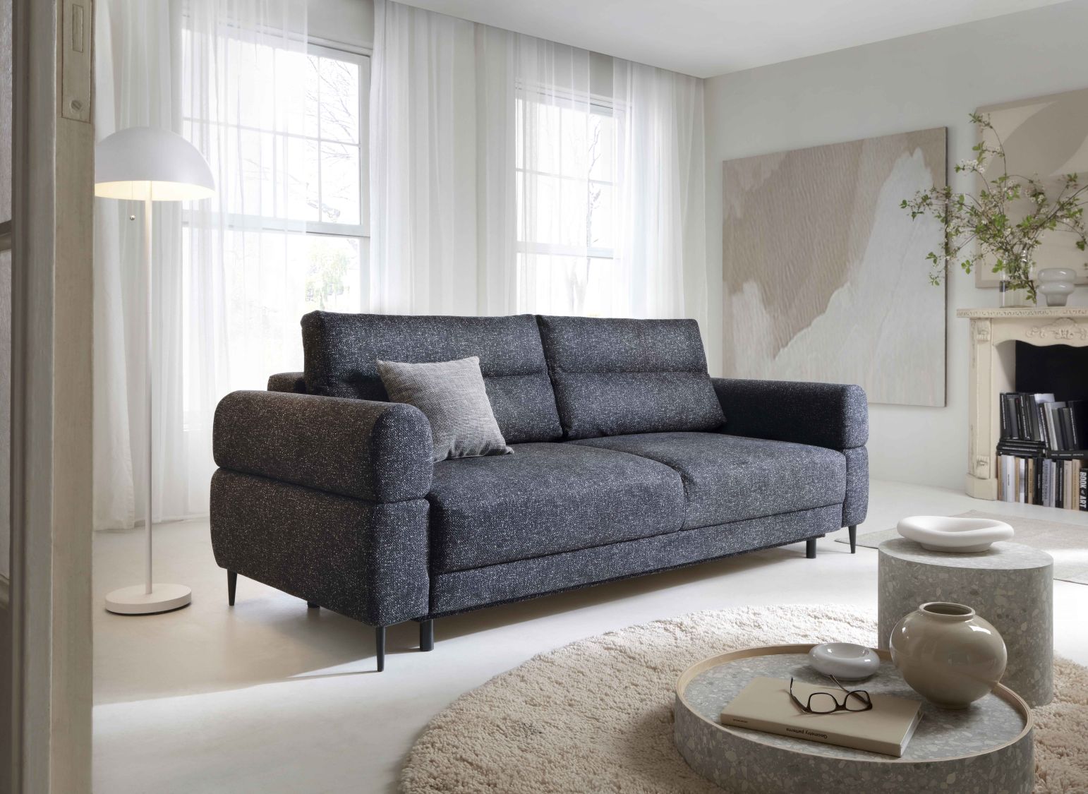 Nordic Sofa z funkcją spania i pojemnikiem - Comforteo