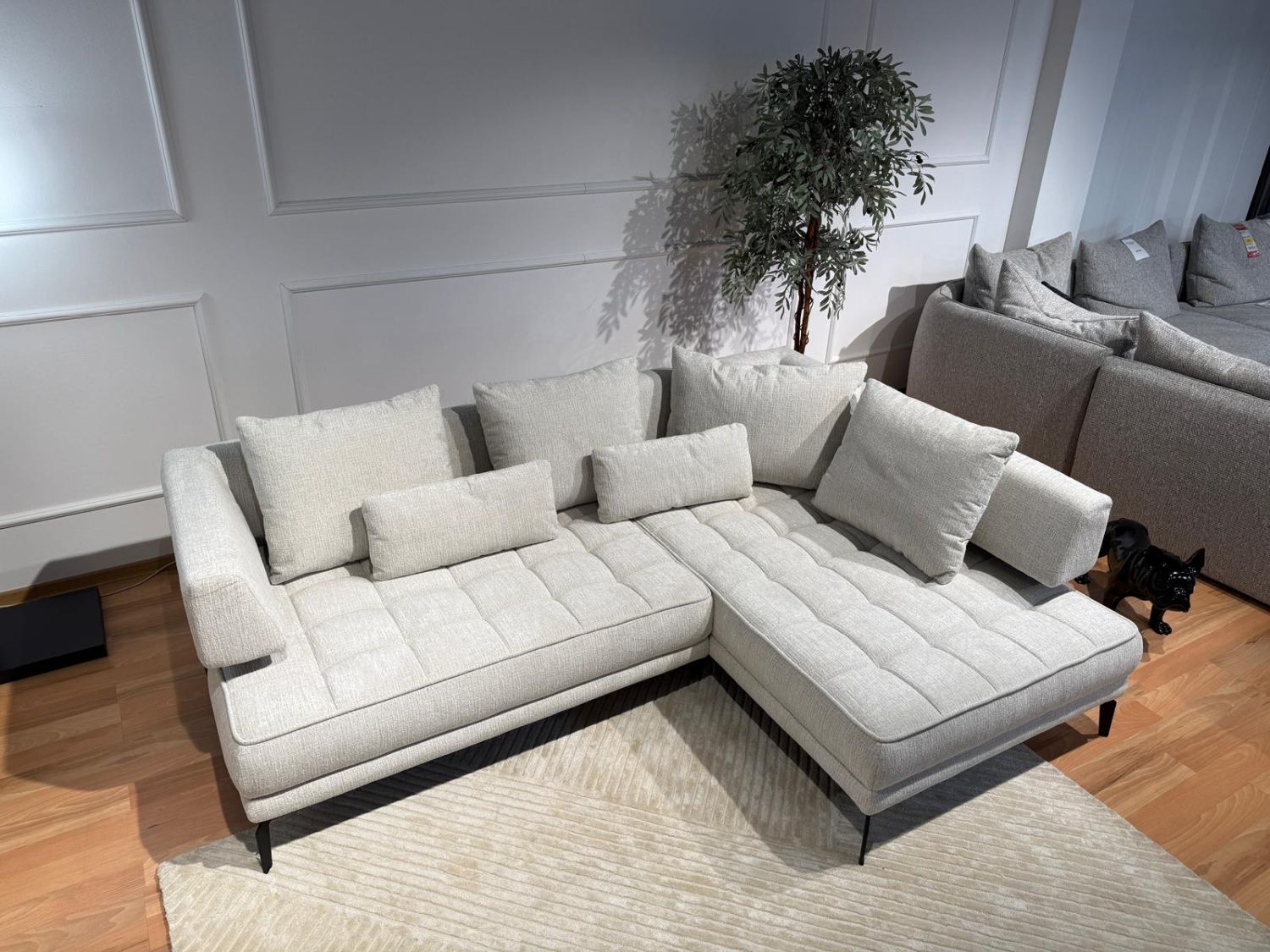 Narożnik Giotto L z elektrycznie regulowanym siedziskiem Wersal