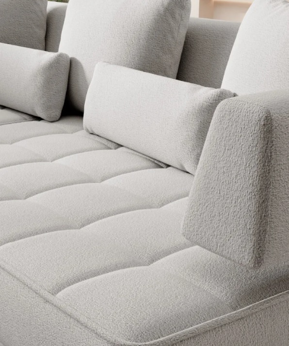 Narożnik Giotto L z elektrycznie regulowanym siedziskiem Wersal