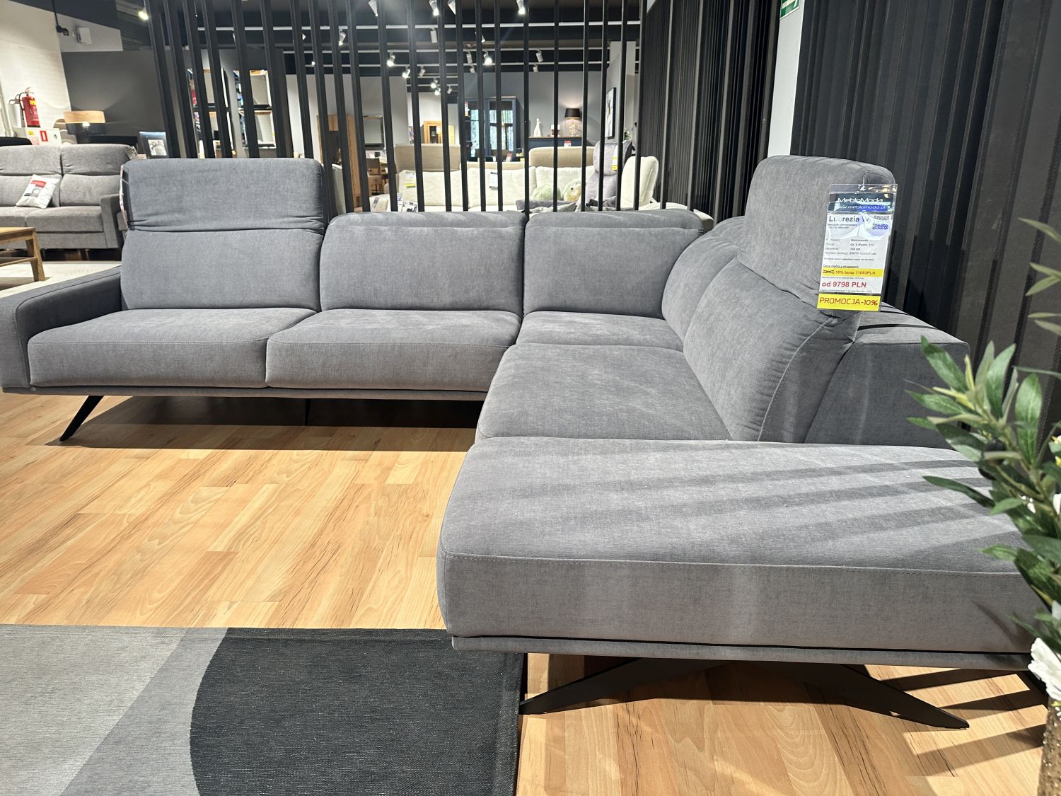 Narożnik z regulowanymi zagłówkami Lucrezia W przecena z ekspozycji -20%