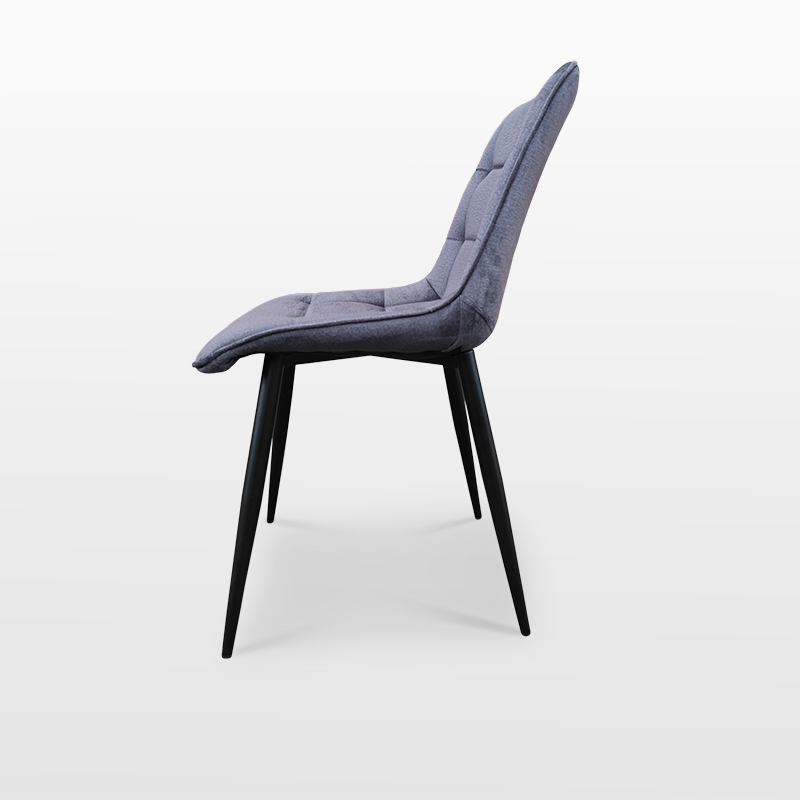 Krzesło Kwadrat 7098 w skandynawskim stylu tkanina Monolith 92