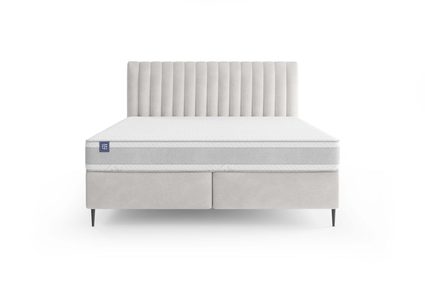 Łóżko Fiore z pojemnikiem i stelażem  160x200 od Comforteo tkanina Castel 03