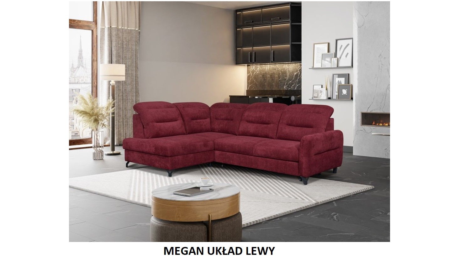 Megan układ lewy