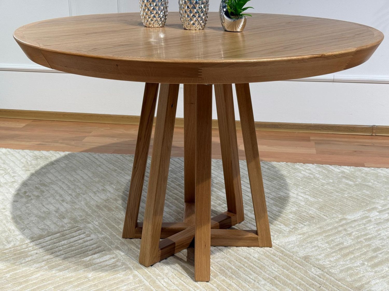 Stół okrągły rozkładany Till średnica 110, 130cm dąb Bomar Meble