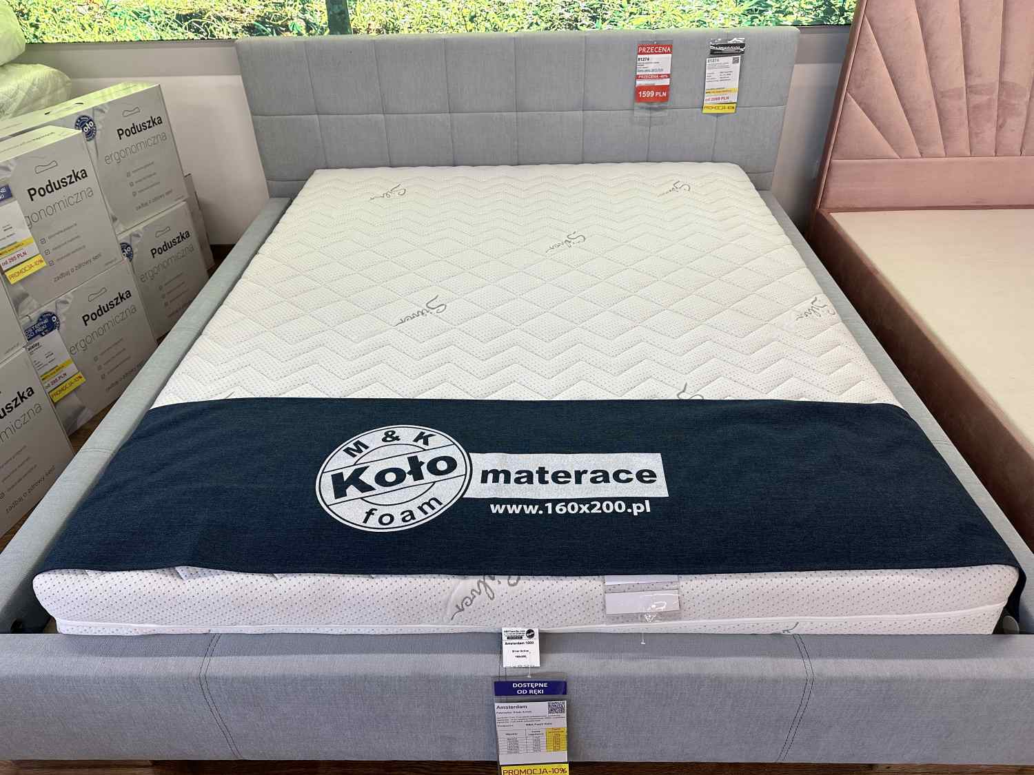 81274 Łóżko bez pojemnika i stelaża, przecena z ekspozycji -40%