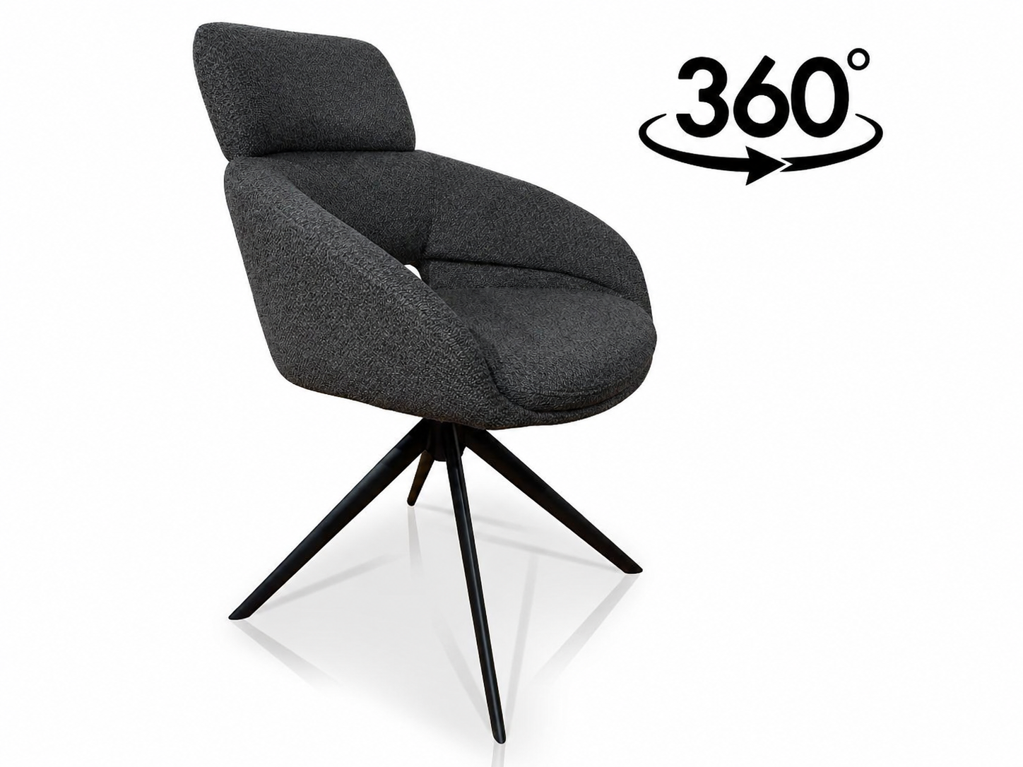 Krzesło obrotowe 360stopni z autopowrotem Torno