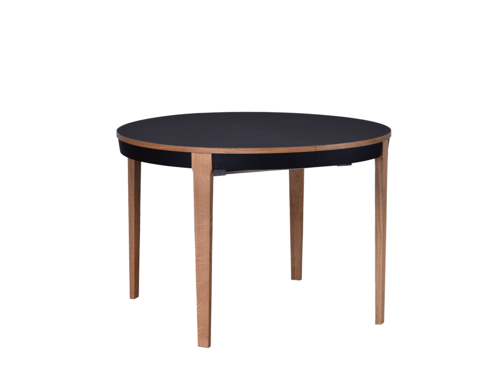 Stół Negro okrągły rozkładany śr. 110cm (190) NEG.073.03 Krysiak