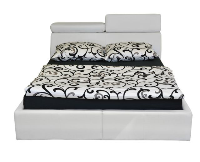 Amor łóżko 120, 140, 160, 180, 200  tapicerowane z regulowanymi zagłówkami, nowoczesne, na wymiar