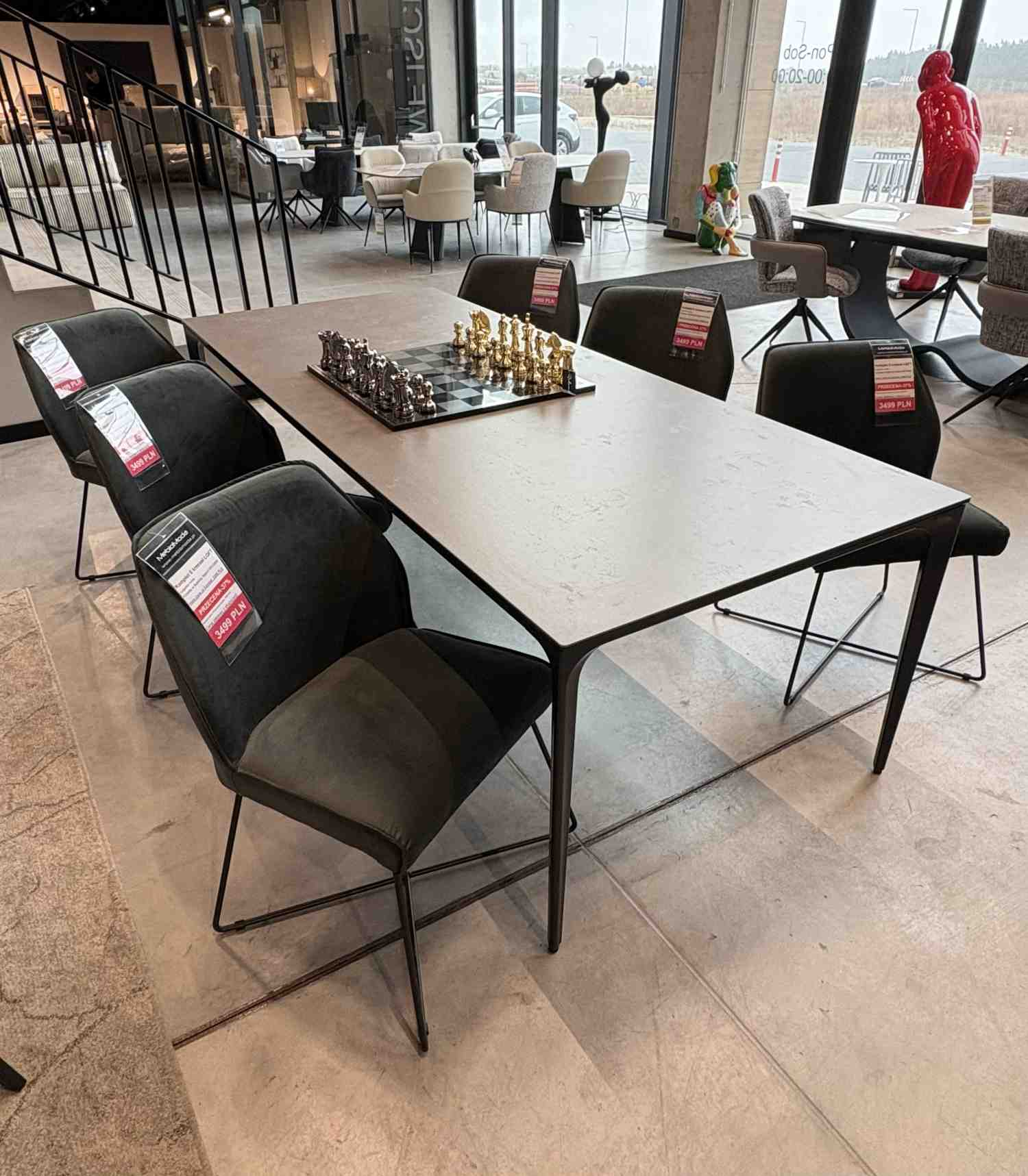 Komplet 6 krzeseł LOFT - przecena z ekspozycji -37%