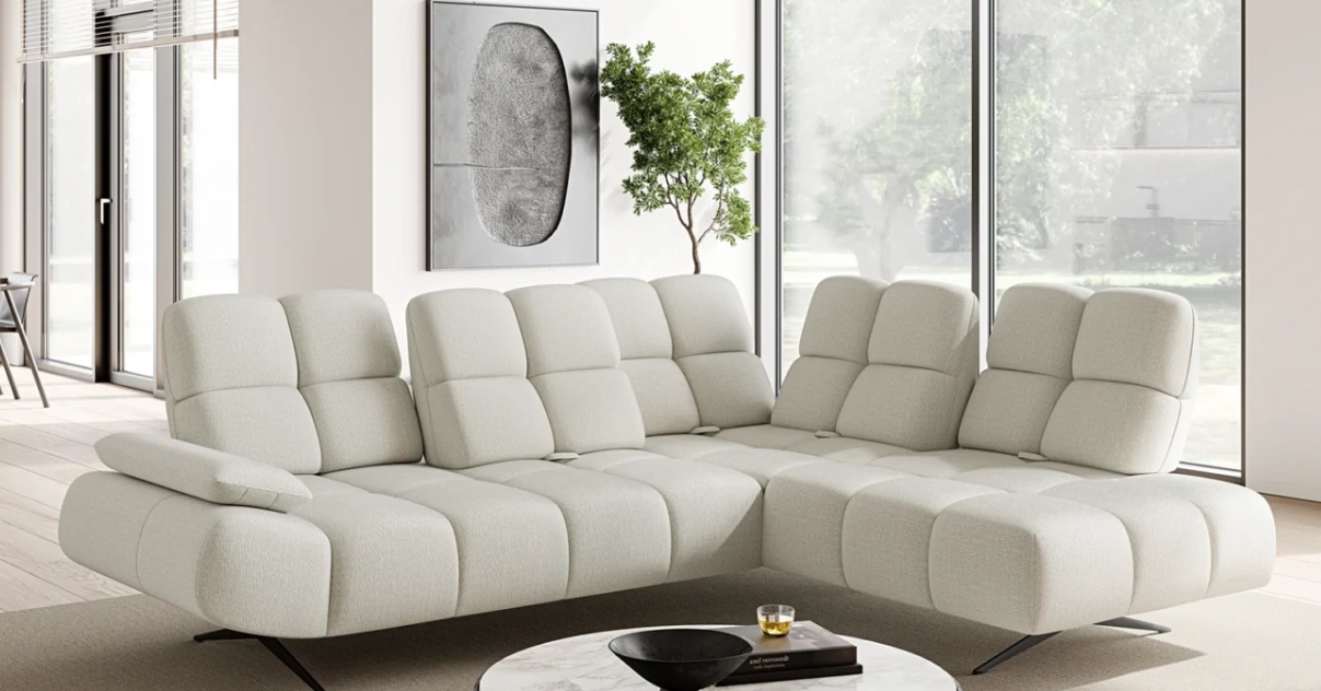 Narożnik z regulowaną głębokością siedziska Prado L Wersal 