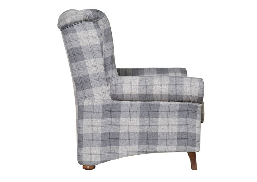 Lincoln fotel tapicerowany wypoczynkowy, uszak w angielskim stylu