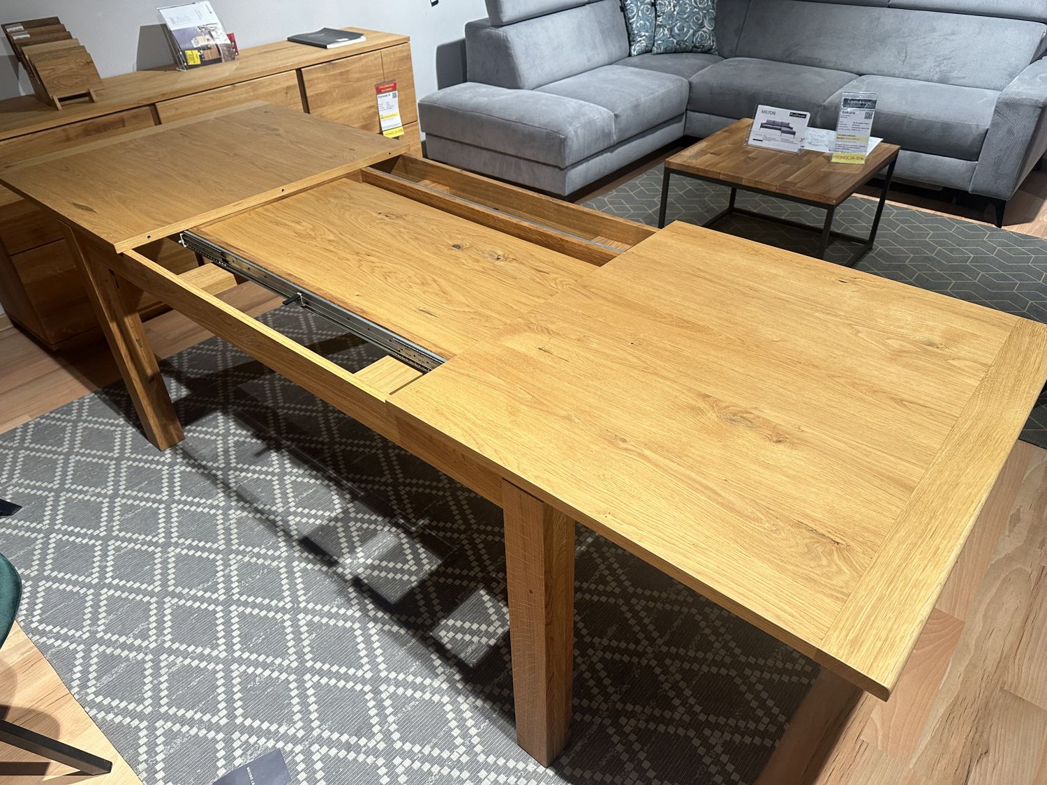 Stół rozkładany LIMERA 2308 160-250(2x45)/76/90 przecena z ekspozycji -30%