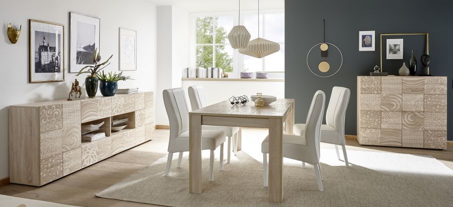 Komoda Wysoka 2D Laminat Dąb Sonoma MIRO 201583-04