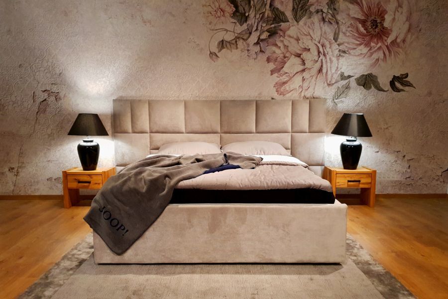Marsylia tapicerowane, nowoczesne łóżko 120, 140, 160, 180, 200, na wymiar